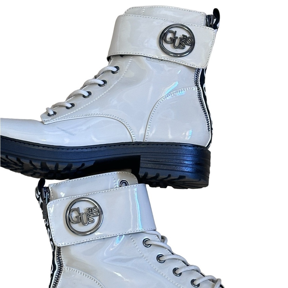Guess Gabie Boots in Cream - Picture 2 of 11